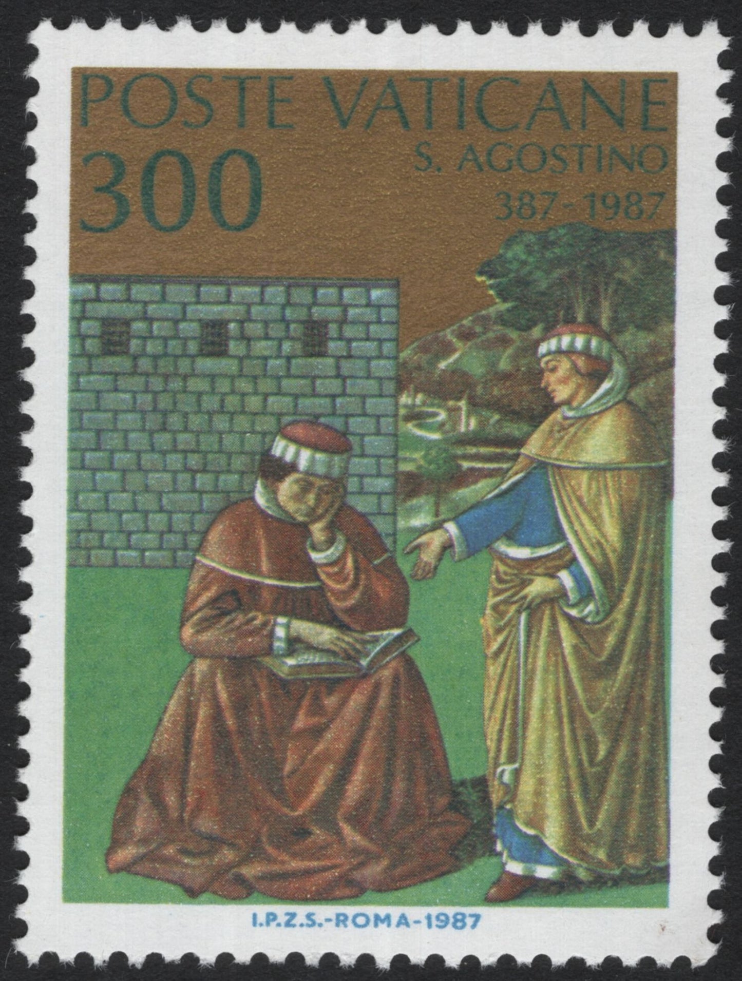 SCG5261 - Vatican City – 1987 St. Augustine Commemorative Set
