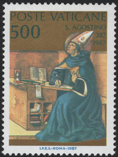 SCG5261 - Vatican City – 1987 St. Augustine Commemorative Set