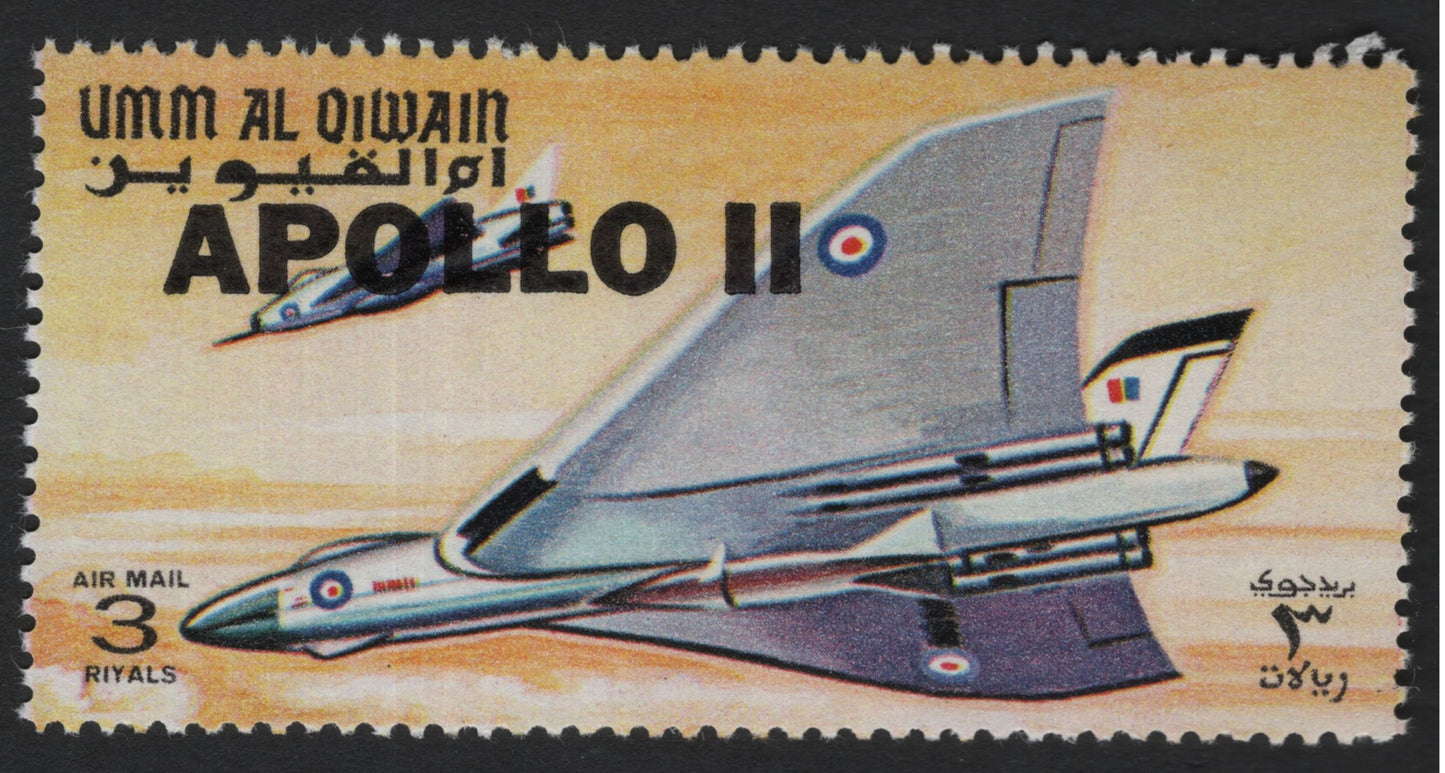 SCG5267 - Umm Al Qiwain – 1969 “Apollo 11” Airmail Overprint Set
