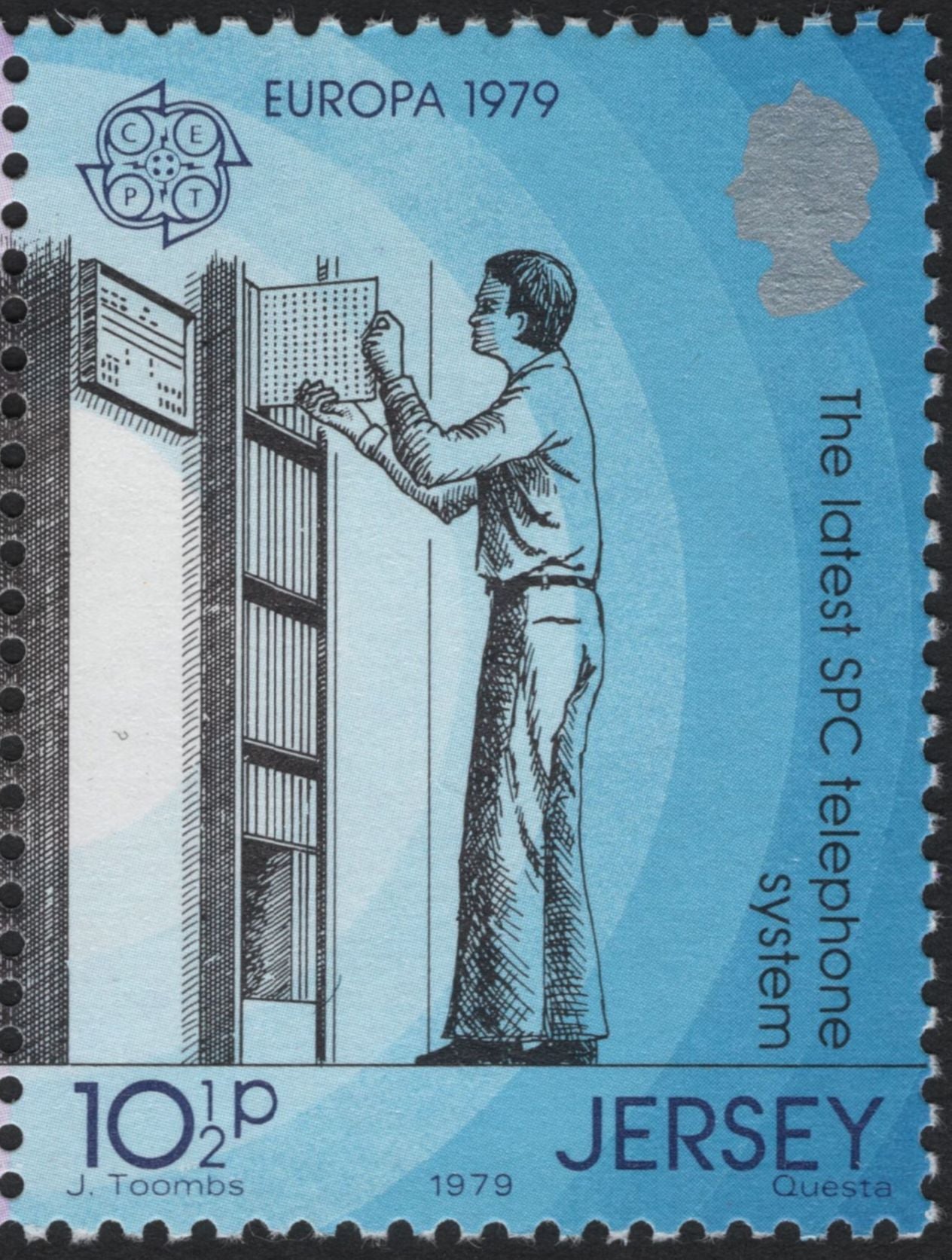 SCG5194 - Jersey 1979 Europa – Telephone Communication (Switchboard & SPC System)