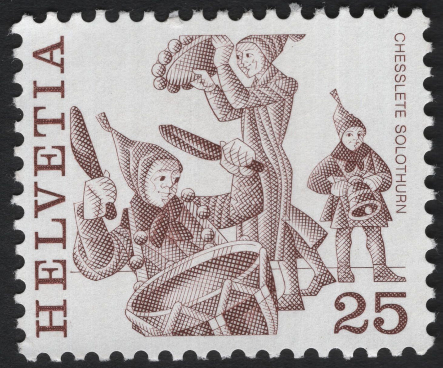 SCG5191 - Switzerland – Traditional Festivals Issue (Silvesterkläuse Herisau & Chesslete Solothurn) – 1969