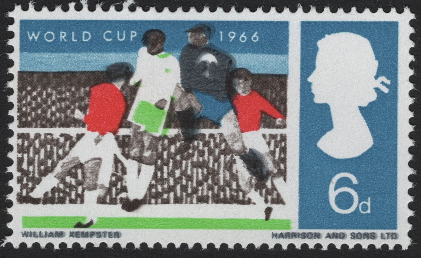 SCG5200 - Great Britain 1966 FIFA World Cup Stamps (6d & 1/3 Values)