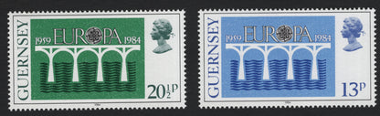 SCG5201 - Guernsey 1984 Europa – CEPT Anniversary Bridge Design (Set of 2)
