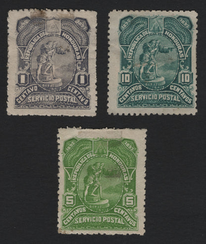 SCG5208 - Honduras 1892–1893 Columbus 400th Anniversary Issue – Postal Service Centavos