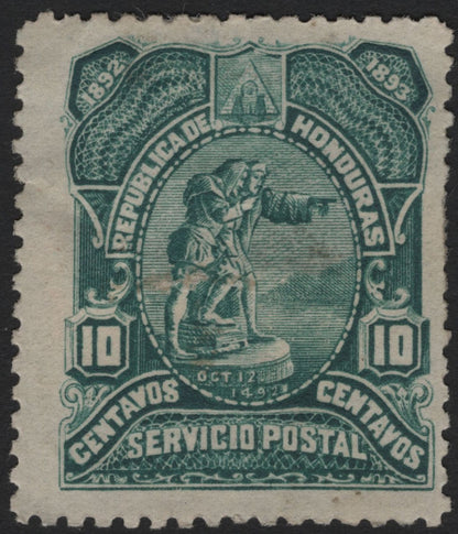 SCG5208 - Honduras 1892–1893 Columbus 400th Anniversary Issue – Postal Service Centavos