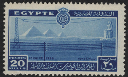 SCG5202 - Egypt 1938 International Telecommunications Congress – Giza Pyramids & Sphinx
