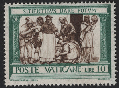 SCG5204 - Vatican City 1950 – Works of Mercy (Set of 3 Stamps)