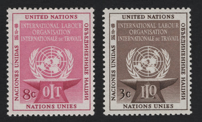 SCG5209 - United Nations 1959 – International Labour Organisation (ILO) Commemorative Stamps