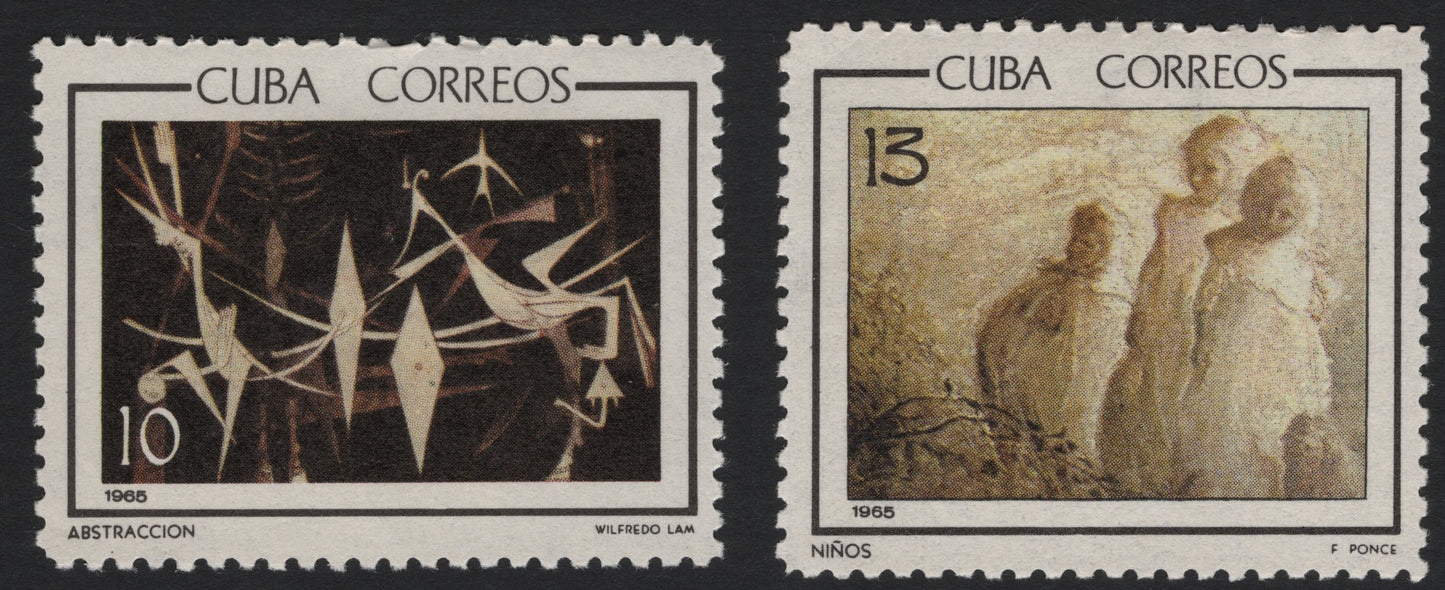 SCG5217 - Cuba 1965–1966 Art Series – Works by Wilfredo Lam & F. Ponce