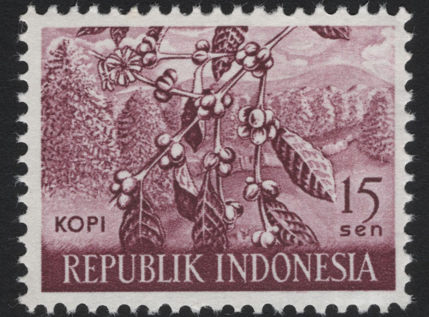 SCG5215 - Indonesia – Agricultural Products Definitives (1950s–60s)