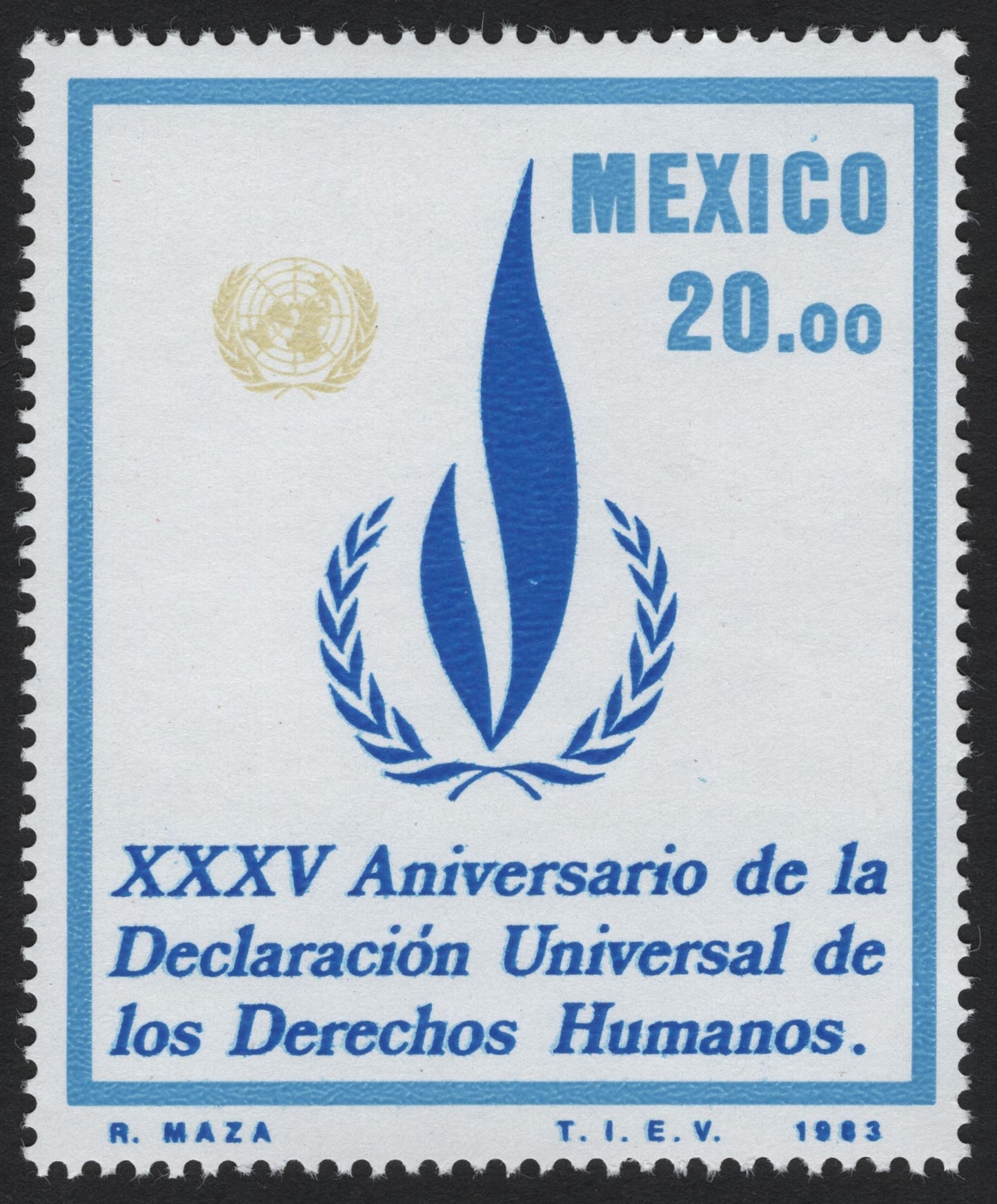 SCG5272 - Mexico 1983 – 35th Anniversary of the Universal Declaration of Human Rights