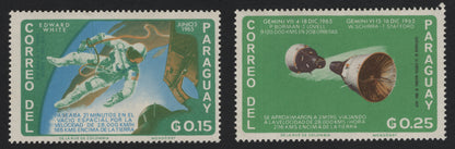 SCG5290 - Paraguay 1960s Space Exploration Stamps – Gemini & EVA Missions
