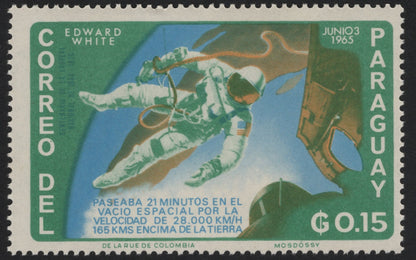 SCG5290 - Paraguay 1960s Space Exploration Stamps – Gemini & EVA Missions
