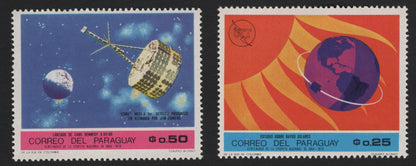 SCG5291 - Paraguay – Space Research Stamps (1968 issue)