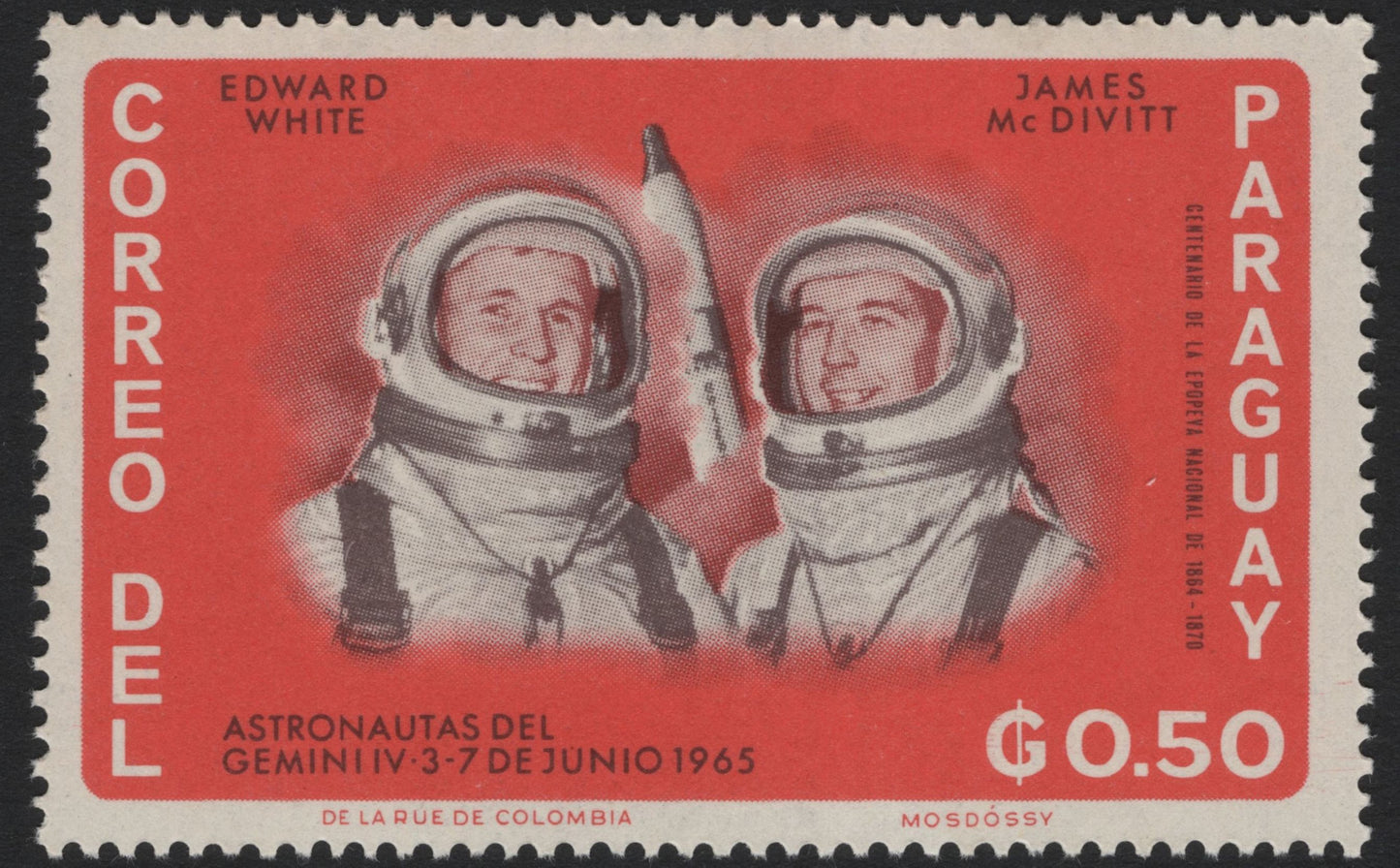 SCG5292 - Paraguay 1965 – Gemini Astronauts Issue