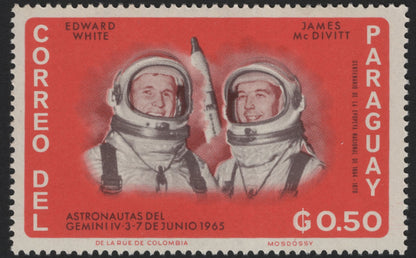 SCG5292 - Paraguay 1965 – Gemini Astronauts Issue