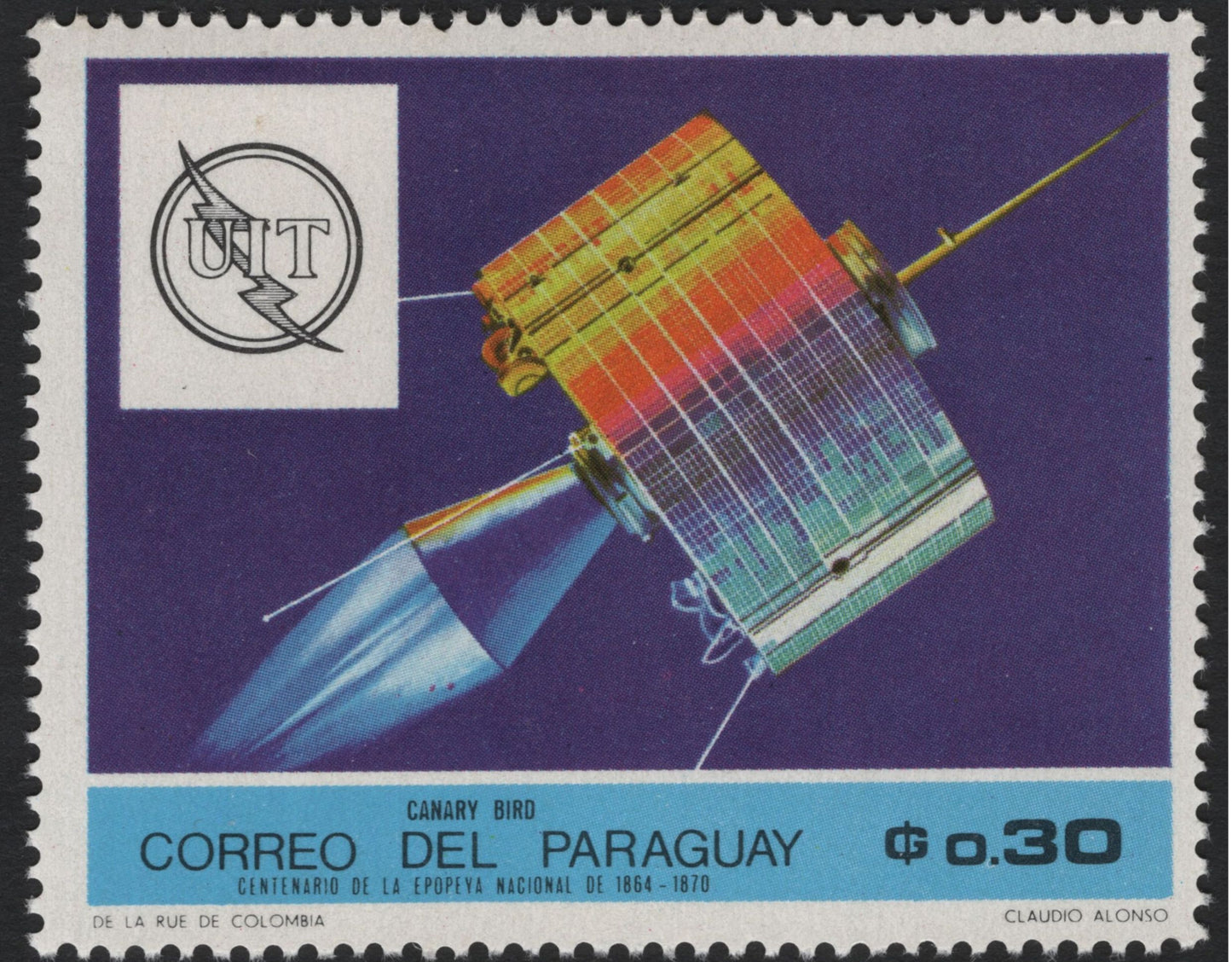SCG5293 - Paraguay 1969 – Space Exploration Commemoratives