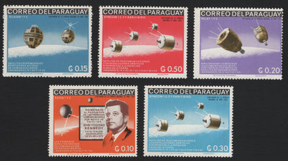 SCG5296 - Paraguay 1960s – Space Telecommunications Satellites Set