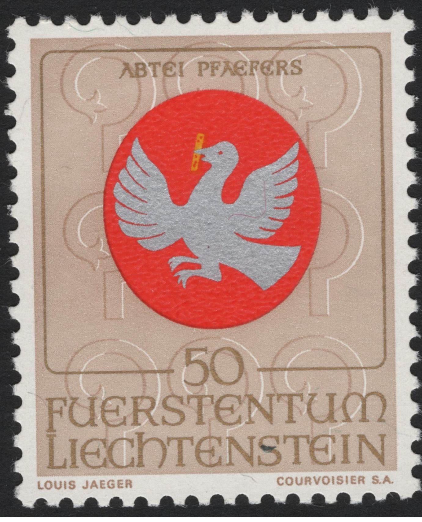 SCG5329 - Liechtenstein 1969 Monastery and Abbey Arms Stamps