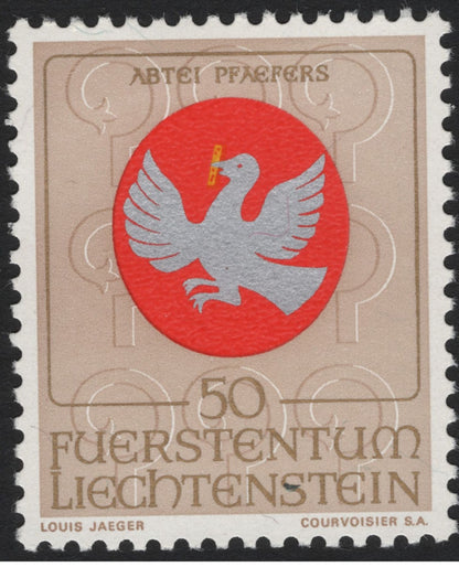 SCG5329 - Liechtenstein 1969 Monastery and Abbey Arms Stamps