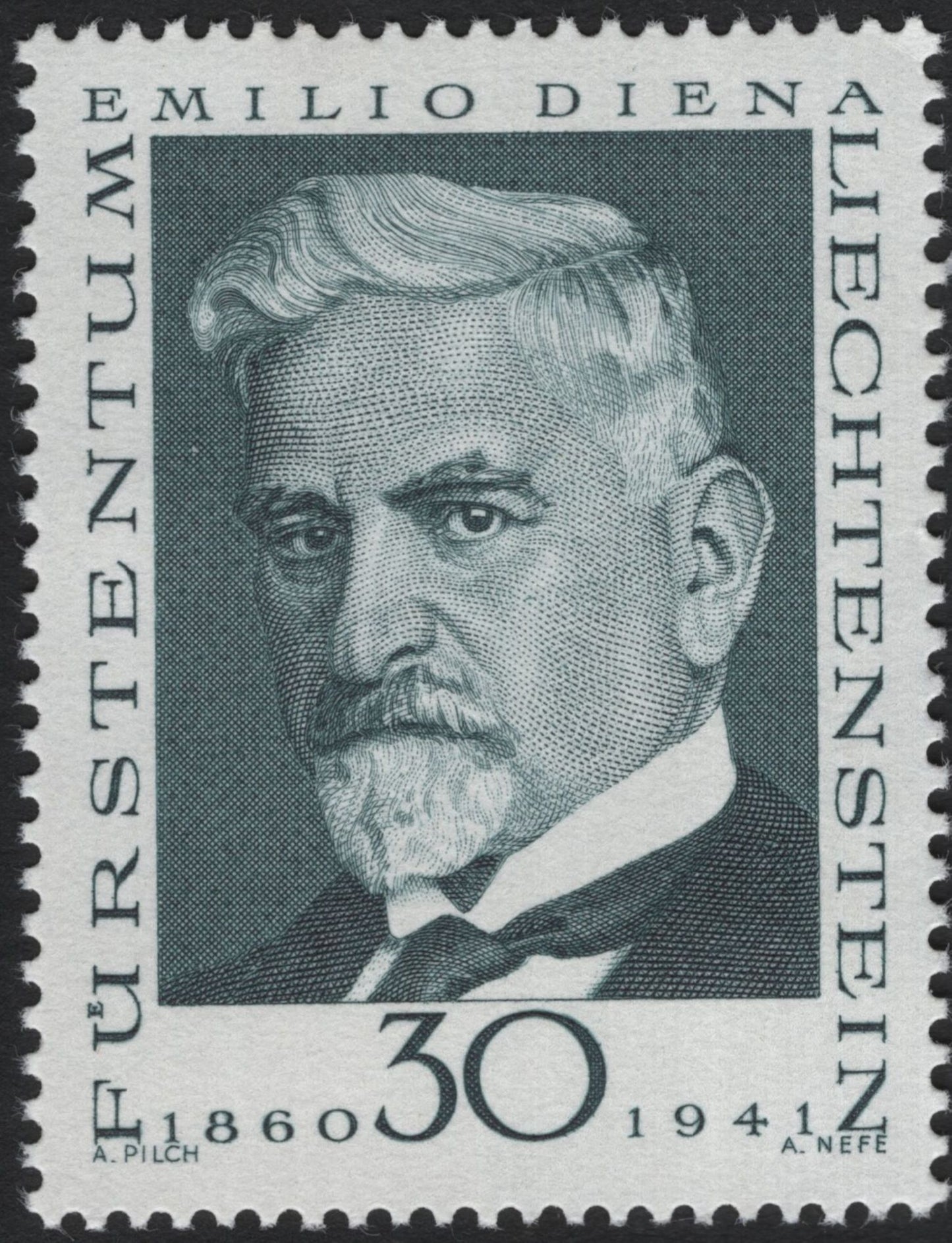 SCG5331 - Liechtenstein 1967 – Famous Personalities Definitives