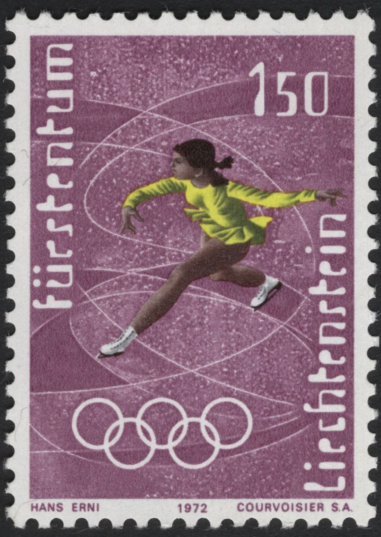 SCG5333 - Liechtenstein 1972 Winter Olympics Stamps