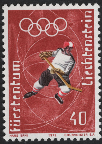 SCG5333 - Liechtenstein 1972 Winter Olympics Stamps