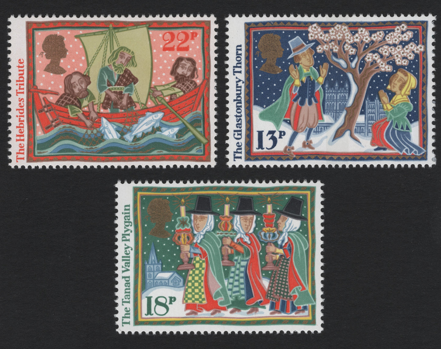 SCG5334 - Great Britain 1986 Christmas Customs Stamps