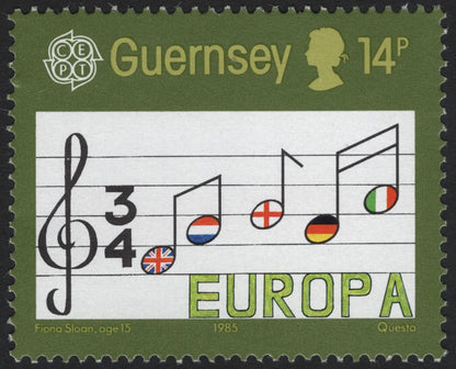 SCG5301 - Guernsey 1985 – Europa (CEPT) "Music in Europe"
