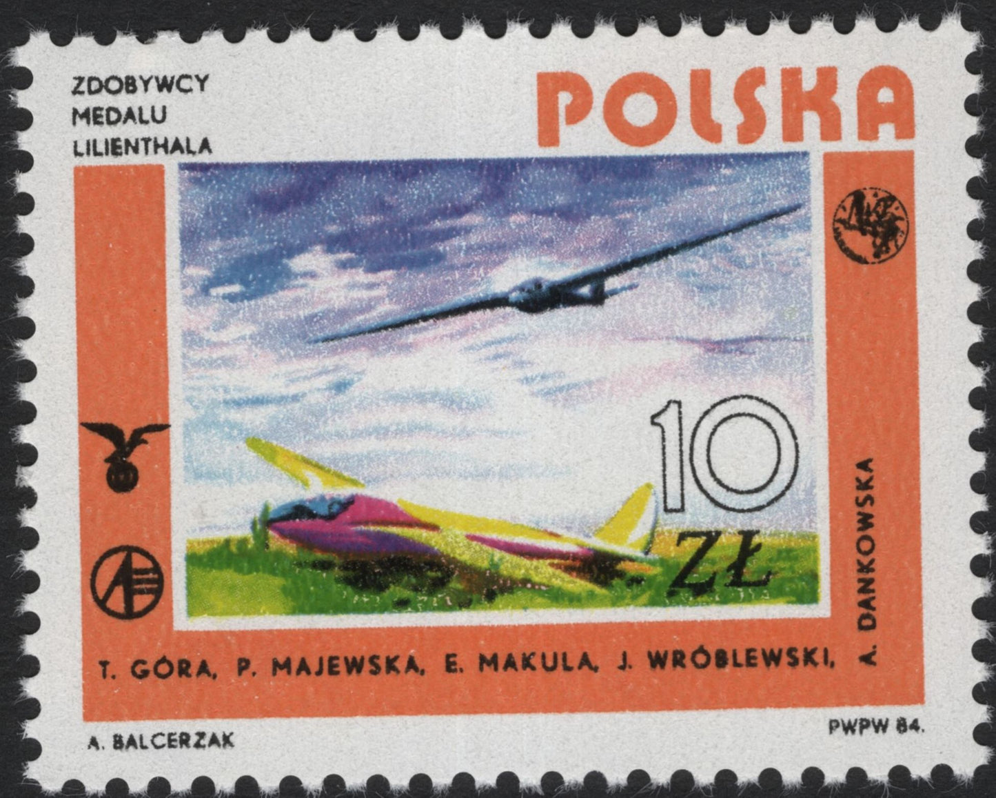 SCG5304 - Poland 1984 – Aviation Pioneers and Achievements (Set of 4)