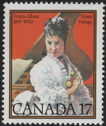 SCG5298 - Canada 1980 – Emma Albani & Healey Willan, 17¢ Commemoratives