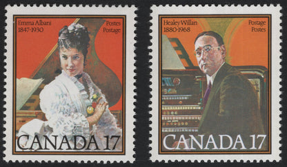 SCG5298 - Canada 1980 – Emma Albani & Healey Willan, 17¢ Commemoratives