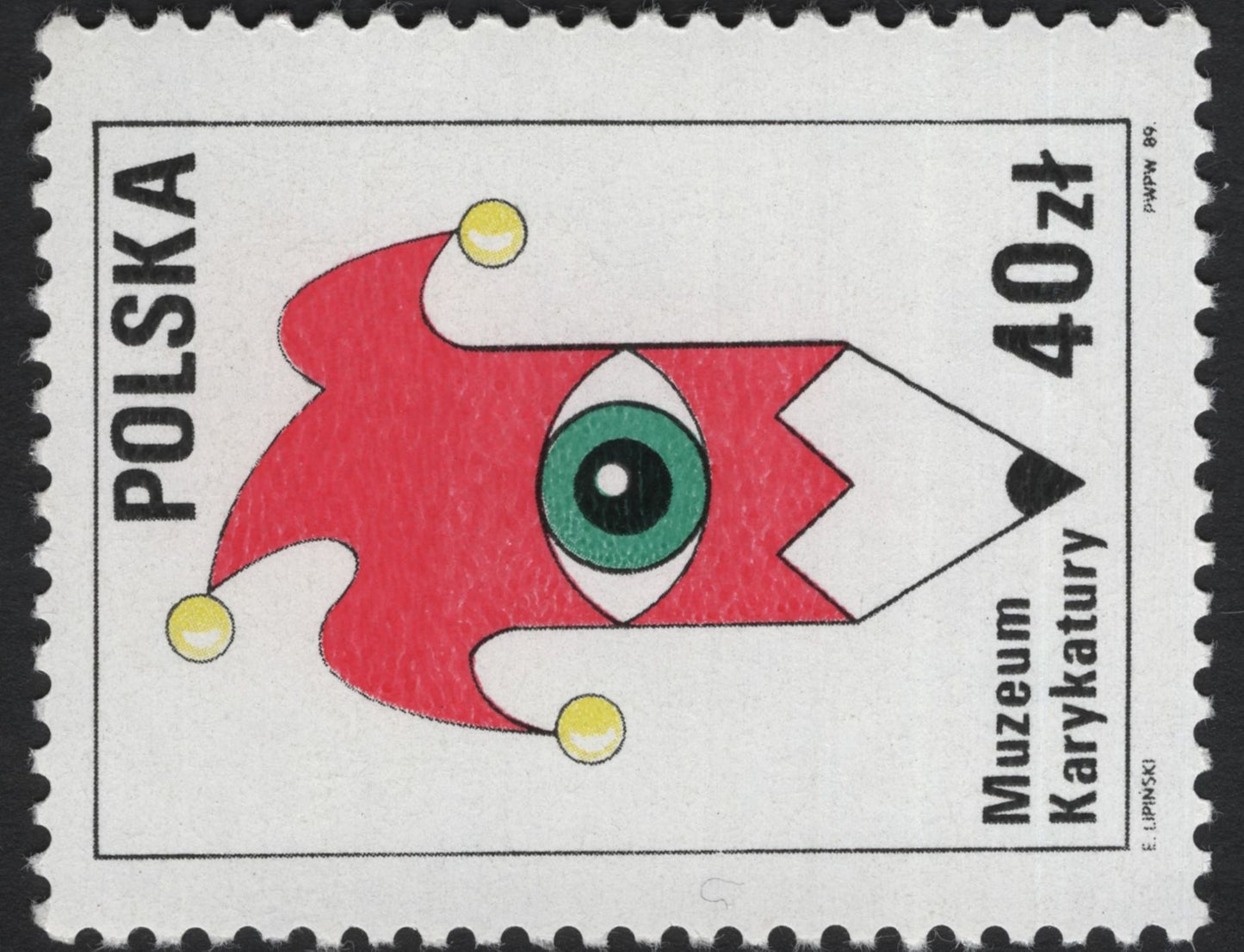 SCG5319 - Poland – Caricature Museum & Washington 1989 Stamp Exhibition (1989)
