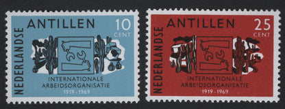 SCG5308 - Netherlands Antilles 1969 – 50th Anniversary of the International Labour Organization (ILO)