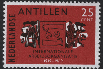 SCG5308 - Netherlands Antilles 1969 – 50th Anniversary of the International Labour Organization (ILO)