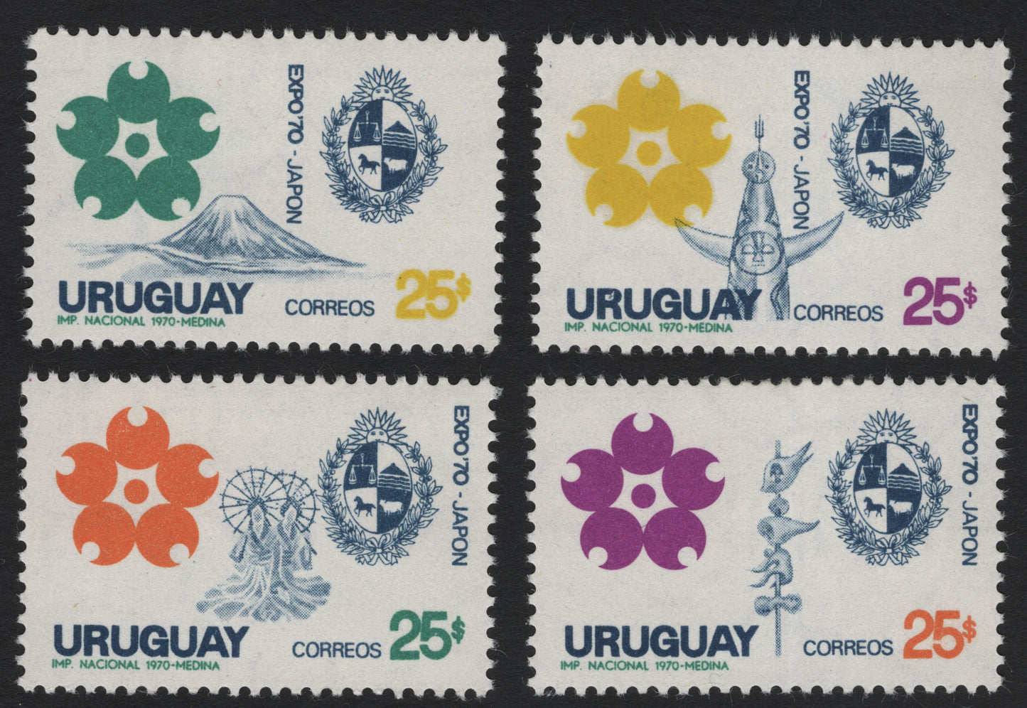 SCG5312 - Uruguay – Expo ’70 Japan Commemorative Set (1970)