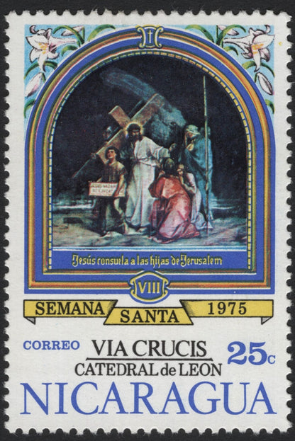SCG5318 - Nicaragua 1975 – Via Crucis, Catedral de León (Holy Week Issue)