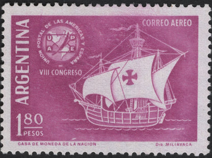 SCG5313 - Argentina – 1960, UPAE VIII Congress Airmail Stamps