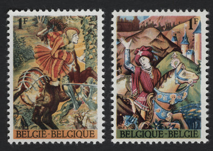 SCG5314 - Belgium 1967 – Medieval Tapestries (Knights on Horseback)