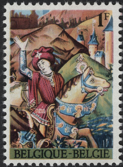 SCG5314 - Belgium 1967 – Medieval Tapestries (Knights on Horseback)