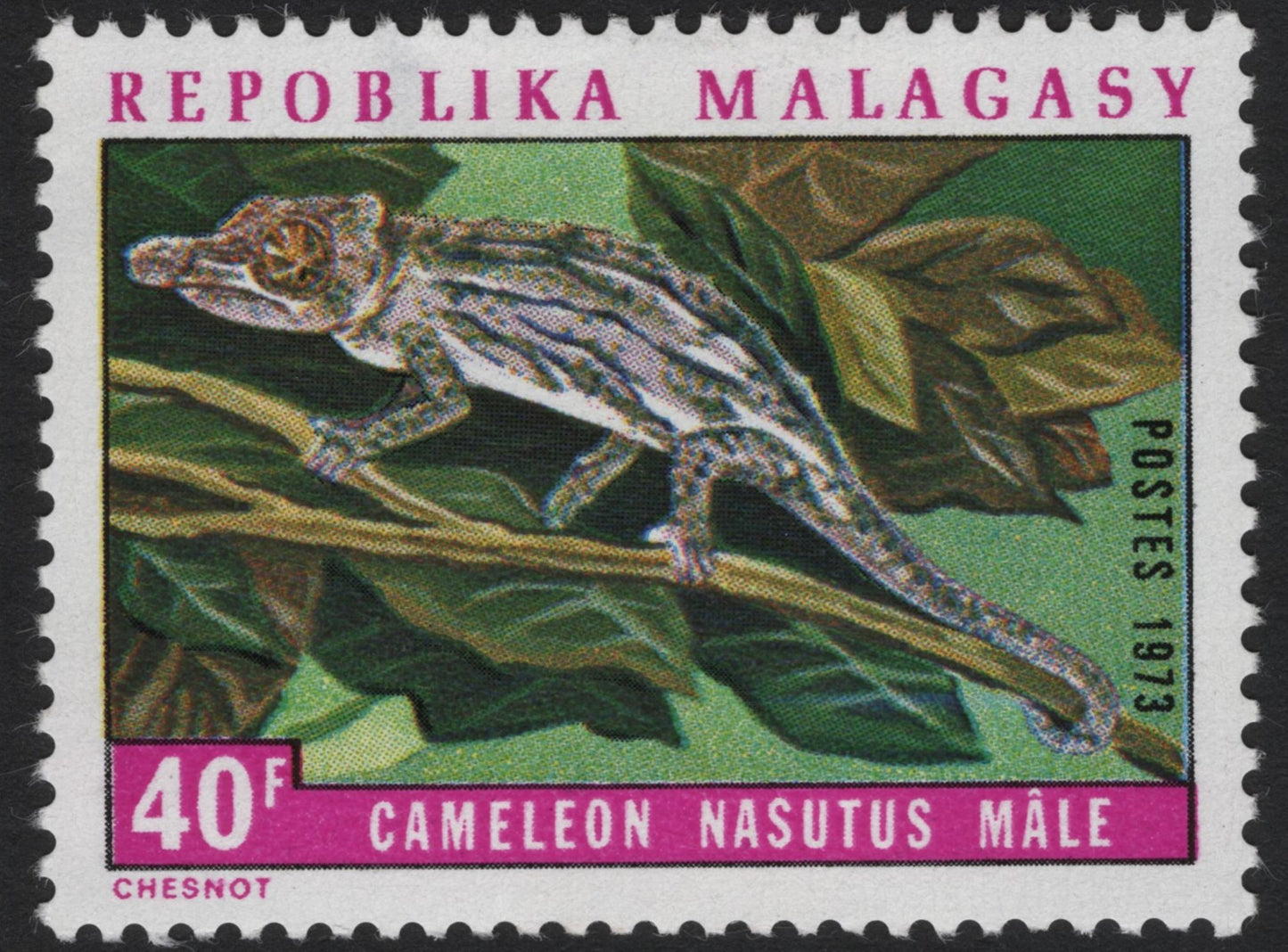 SCG5315 - Madagascar 1973 – Cameleon Nasutus (Male)