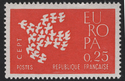 SCG5324 - France 1961 Europa (CEPT) Issue – 0.25F & 0.50F