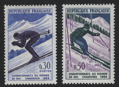 SCG5325 - France 1962 Chamonix Ski World Championships Stamps