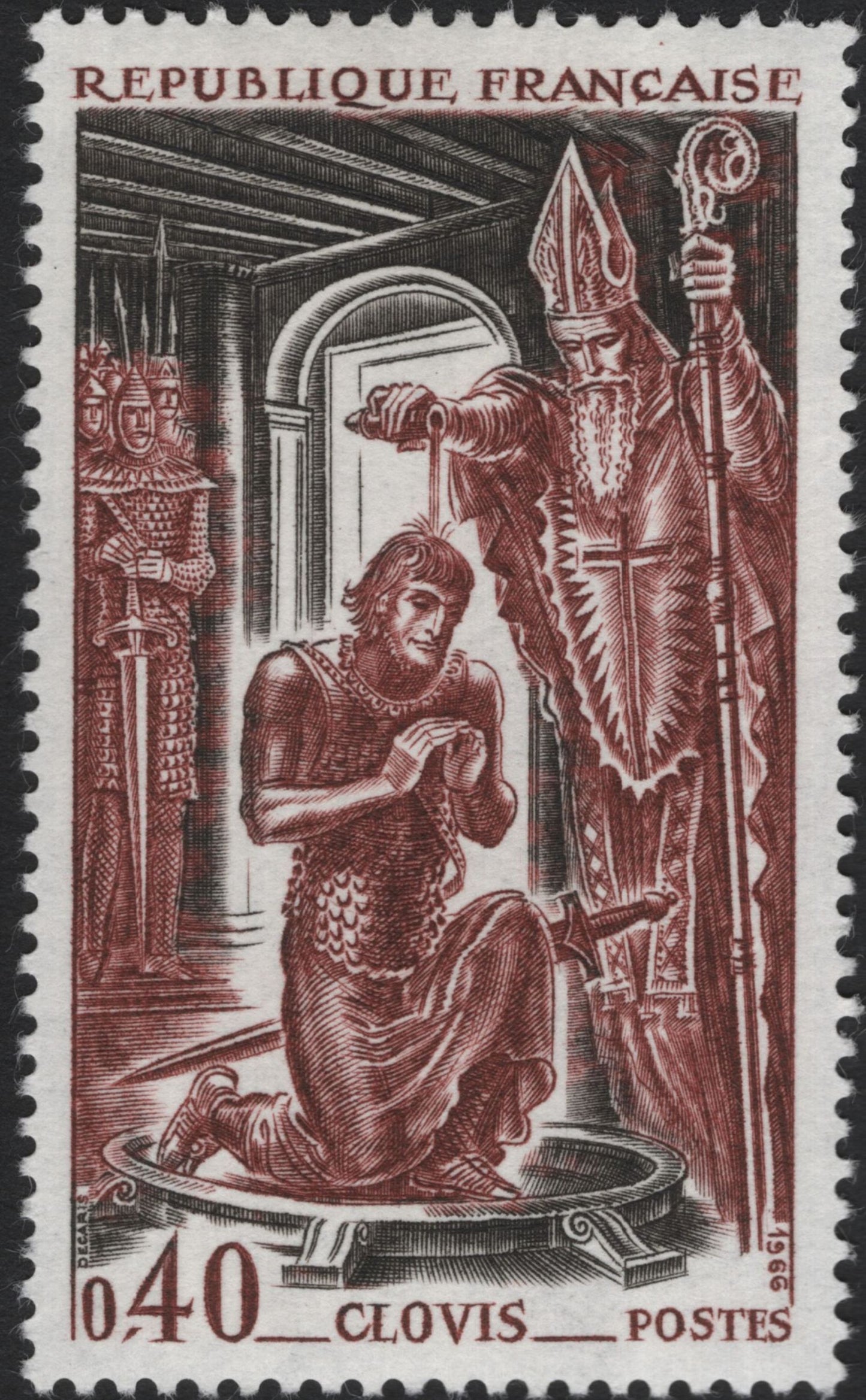 SCG5327 - France 1966 – Clovis and Charlemagne Commemoratives