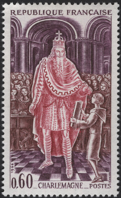 SCG5327 - France 1966 – Clovis and Charlemagne Commemoratives