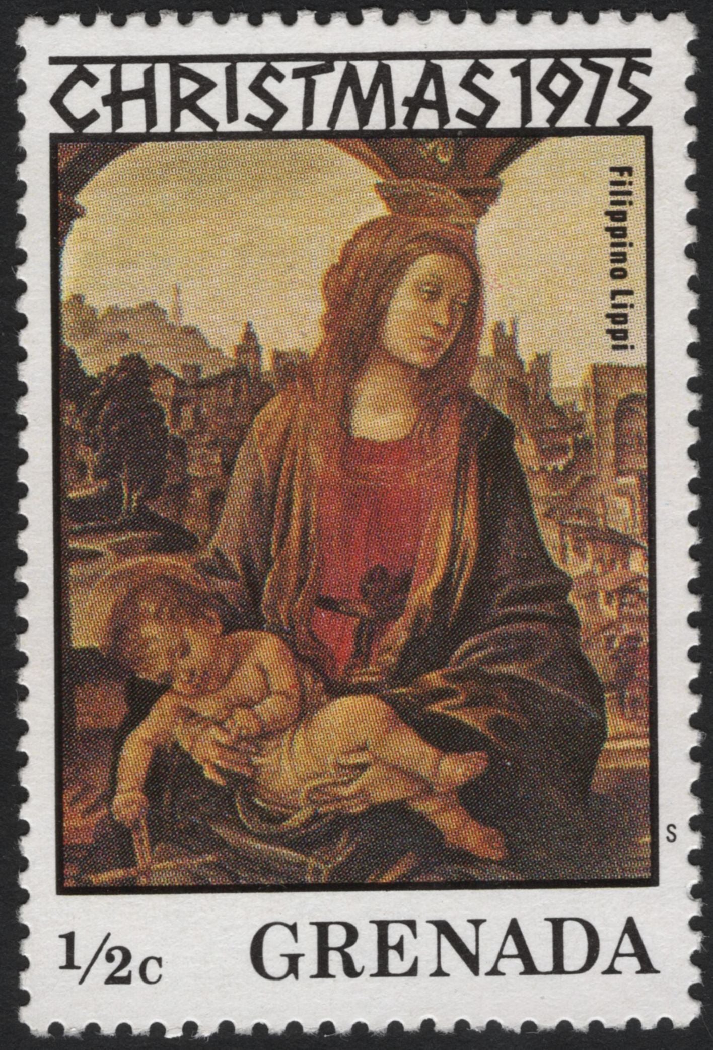 SCG5320 - Grenada & Grenada Grenadines 1975 Christmas Stamps – Madonna and Child