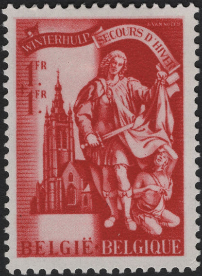 SCG5321 - Belgium 1942 – Winter Relief (Secours d’Hiver) Charity Stamps