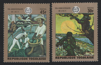 SCG5389 - Togo 1980 – ILO 50th Anniversary Stamps