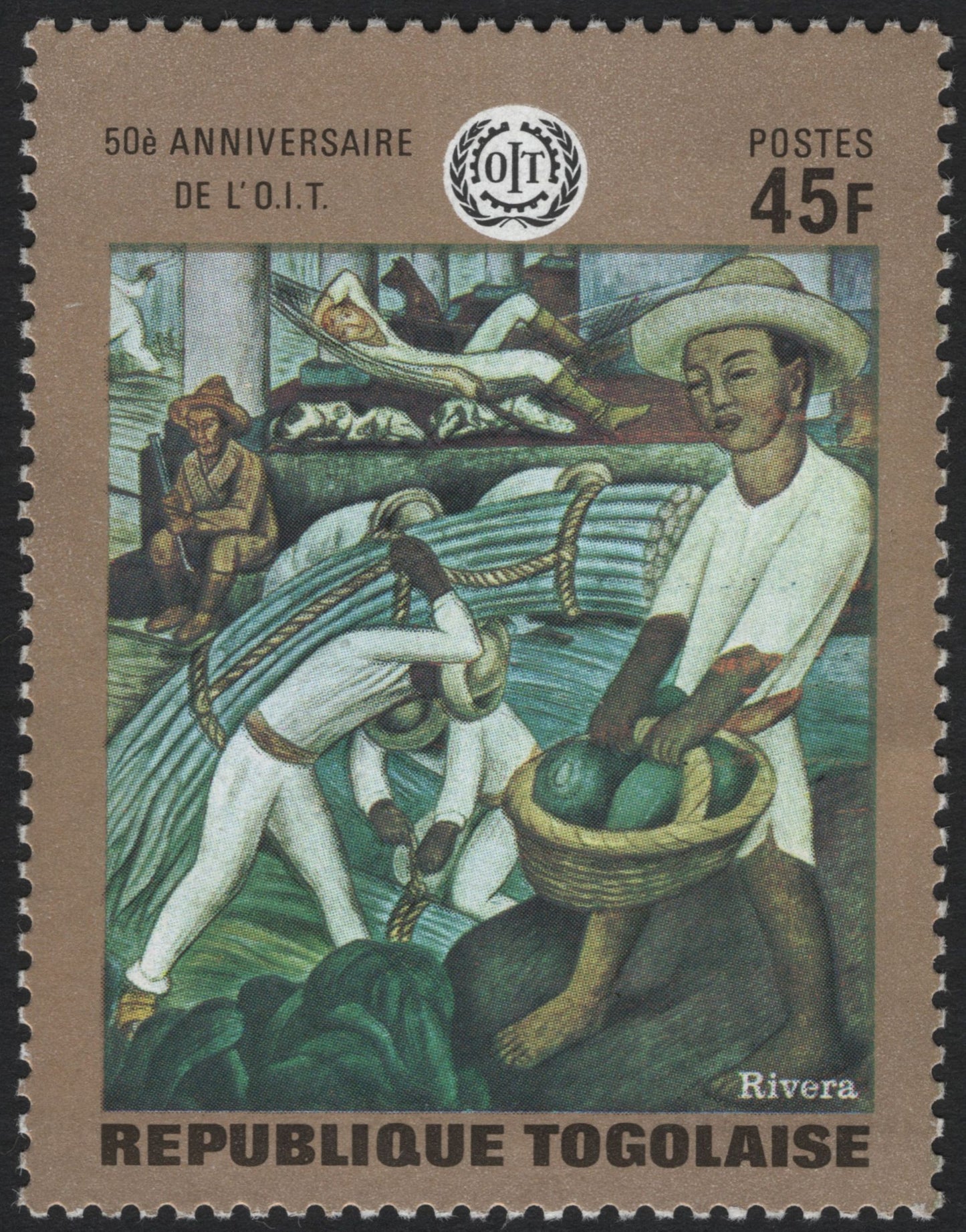 SCG5389 - Togo 1980 – ILO 50th Anniversary Stamps