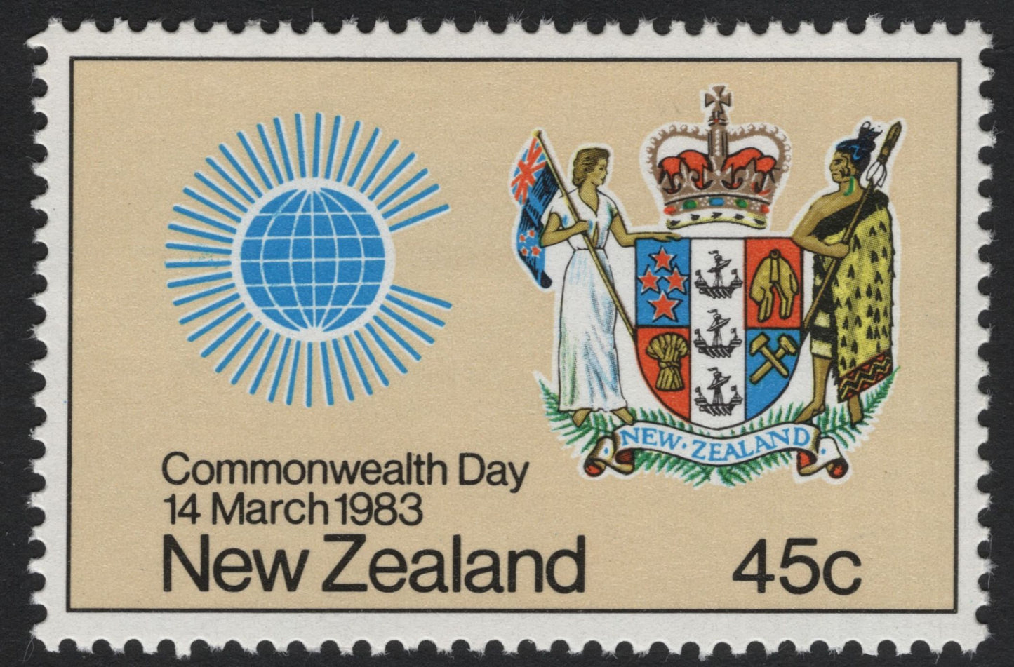 SCG5387 - New Zealand Commonwealth Day 1983 Stamp Set